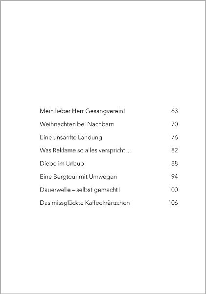 Schmunzelgeschichten