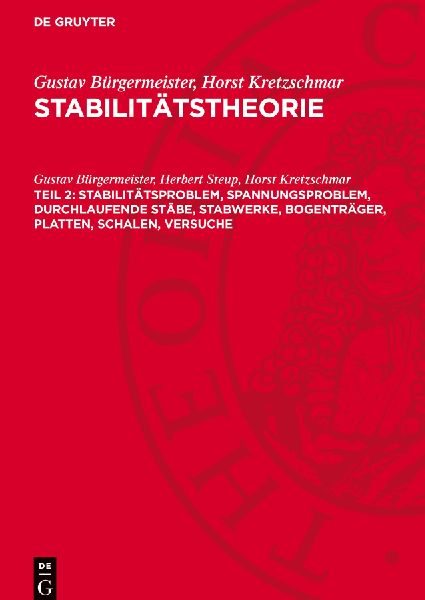 Stabilitätstheorie, Teil 2, Stabilitätsproblem, Spannungspro...