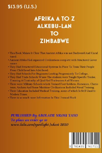 Afrika  A  to  Z   Alkebu-lan  to  Zimbabwe