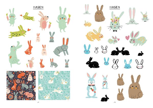 Bullet Journal - Stickerbuch Happy Easter: 750 frühlingshafte Schmuckelemente für die Osterzeit