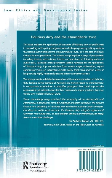 Fiduciary Duty and the Atmospheric Trust