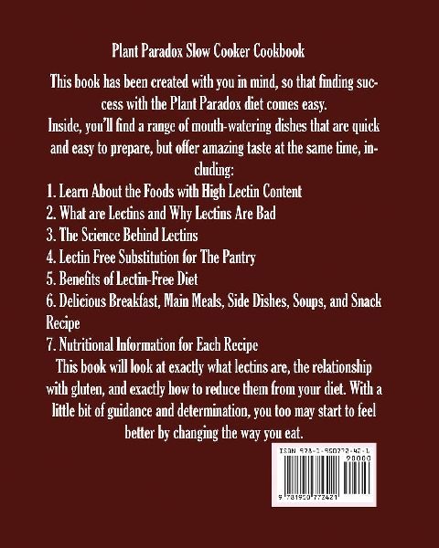 Plant Paradox Slow Cooker Cookbook