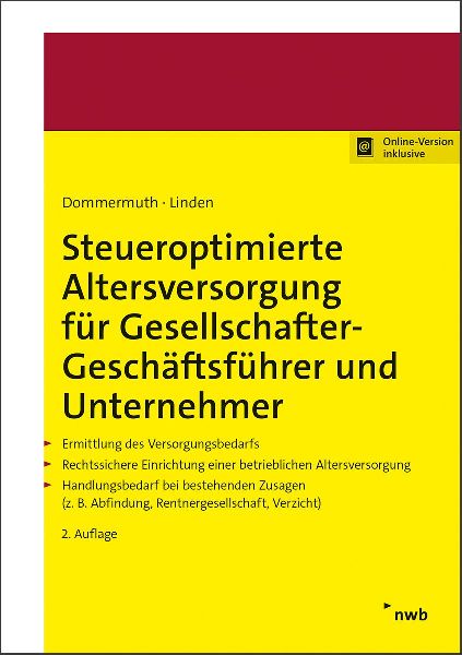 Steueroptimierte Altersversorgung für Gesellschafter-Geschäf...