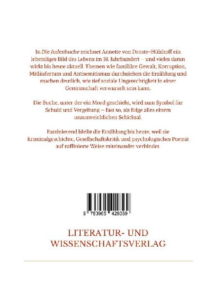 Annette von Droste-Hülshoff: Die Judenbuche. Vollständige Neuausgabe