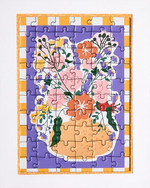 Just Because - Greeting Card Jigsaw Puzzle - Interactive Jigsaw Card with Envelope