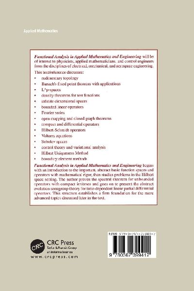 Functional Analysis in Applied Mathematics and Engineering
