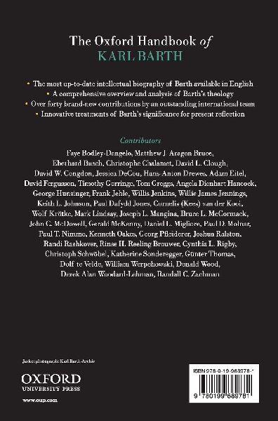 Oxford Handbook of Karl Barth
