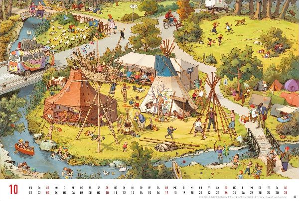Göbel & Knorr Wimmelbilder Edition Kalender 2027