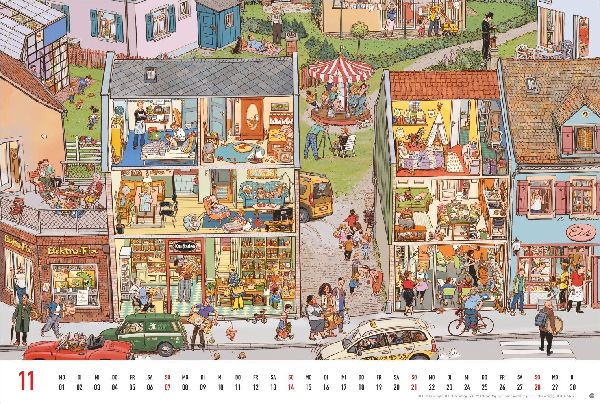 Göbel & Knorr Wimmelbilder Edition Kalender 2027