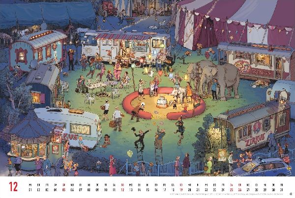 Göbel & Knorr Wimmelbilder Edition Kalender 2027