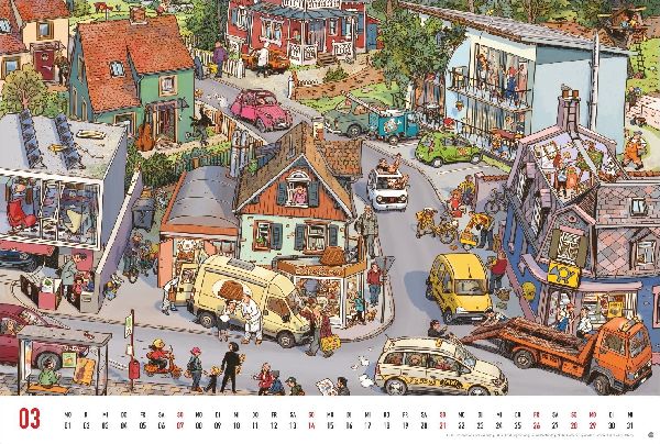 Göbel & Knorr Wimmelbilder Edition Kalender 2027