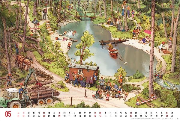 Göbel & Knorr Wimmelbilder Edition Kalender 2027