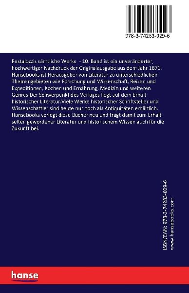 Pestalozzis sämtliche Werke