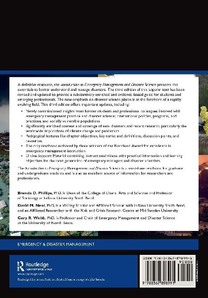 Introduction to Emergency Management and Disaster Science