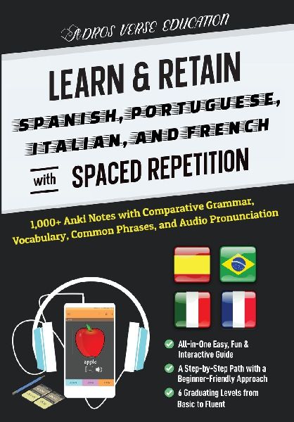 Learn & Retain Spanish, Portuguese, Italian, and French wi...