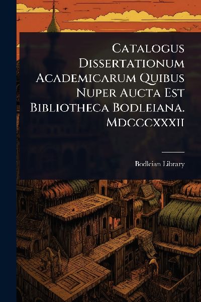 Catalogus Dissertationum Academicarum Quibus Nuper Aucta Est B...