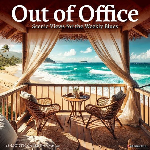 Out of Office: Scenic Views for the Weekly Blues 12 X 12 Wall ...