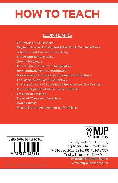 HOW TO TEACH