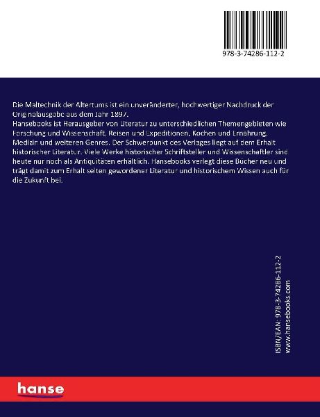 Die Maltechnik der Altertums
