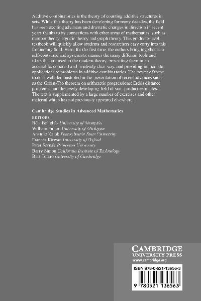 Additive Combinatorics