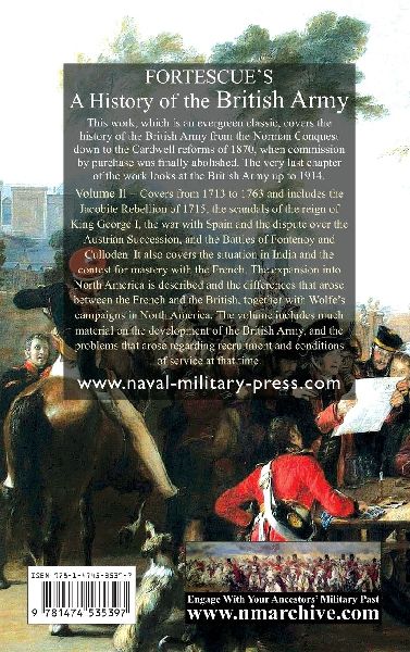FORTESCUE'S HISTORY OF THE BRITISH ARMY