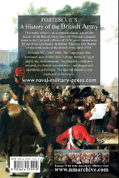 FORTESCUE'S HISTORY OF THE BRITISH ARMY