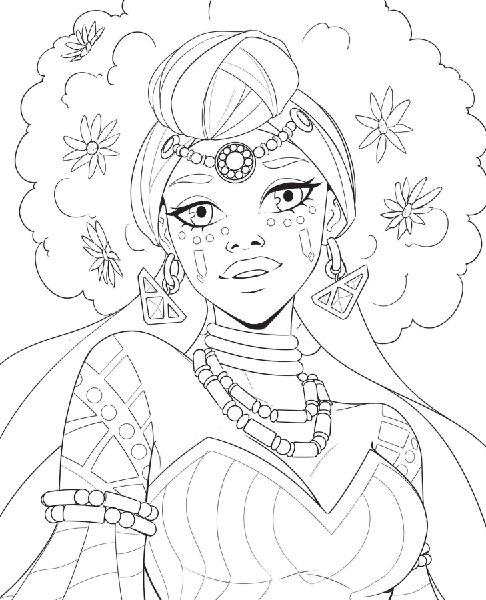 The Magical Girl's Self-Care Coloring Book