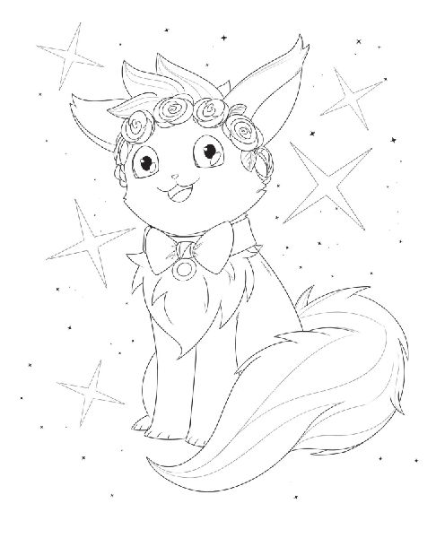 The Magical Girl's Self-Care Coloring Book