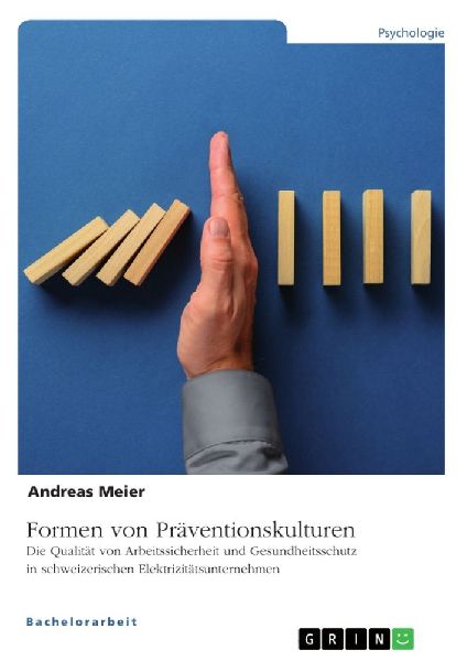 Formen von Präventionskulturen. Die Qualität von Arbeitssich...