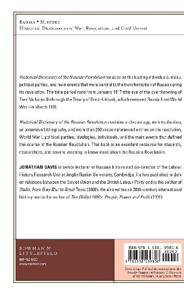 Historical Dictionary of the Russian Revolution