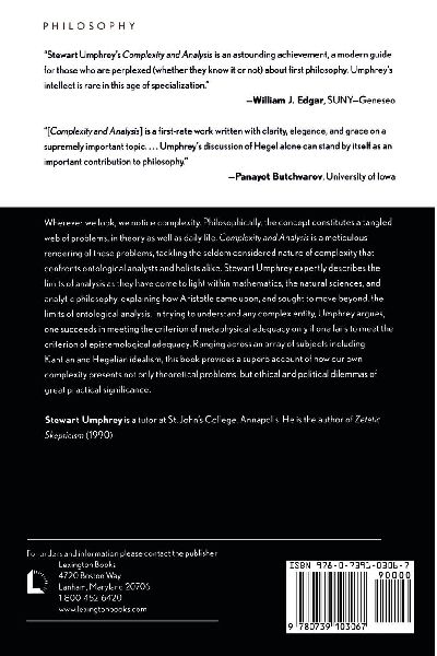 Complexity and Analysis