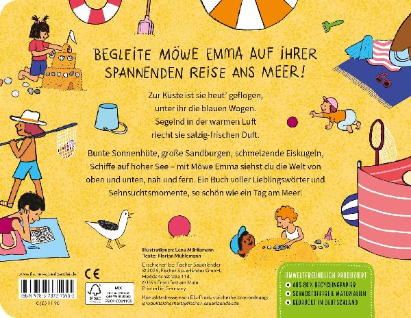 Möwe Emma im Gewimmel: Am Meer