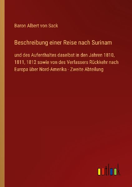 Beschreibung einer Reise nach Surinam