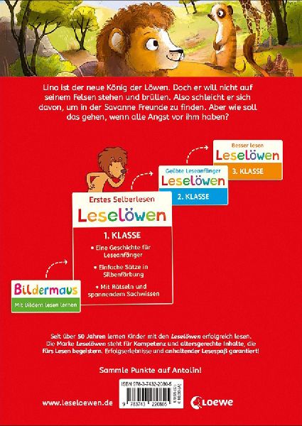 Leselöwen 1. Klasse - Ein Löwe findet Freunde