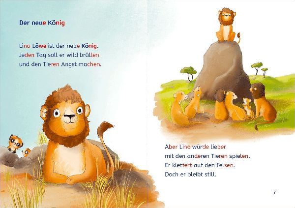 Leselöwen 1. Klasse - Ein Löwe findet Freunde