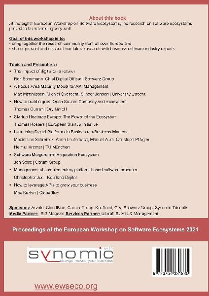Proceedings of the European Workshop on Software Ecosystems 2021