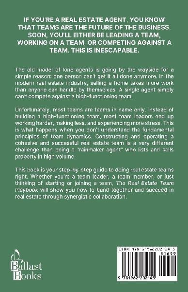 The Real Estate Team Playbook