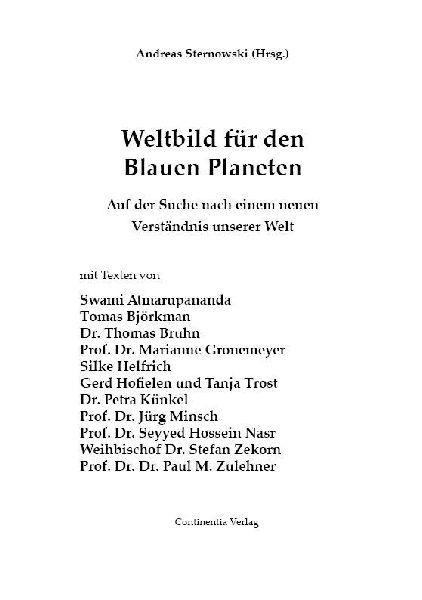 Weltbild für den Blauen Planeten