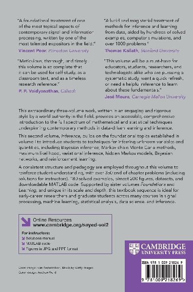Inference and Learning from Data