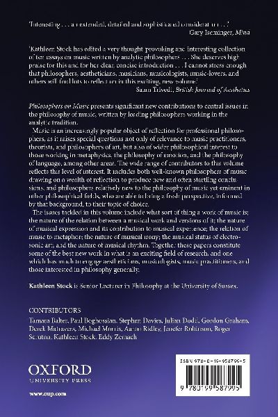 Philosophers on Music