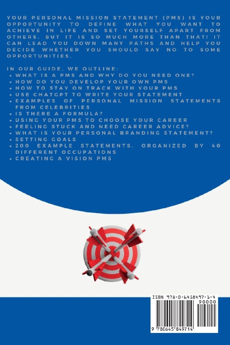 Craft your Personal Mission Statement