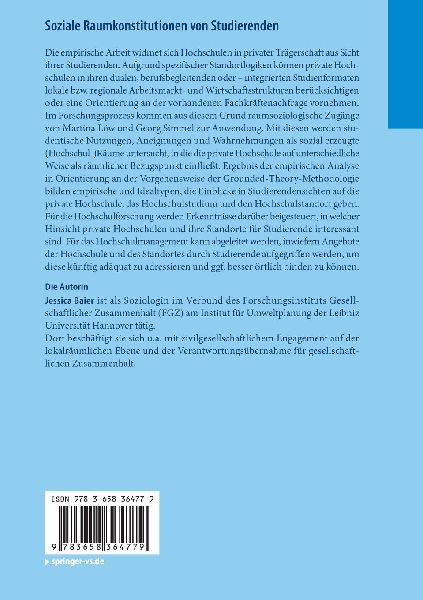 Soziale Raumkonstitutionen von Studierenden