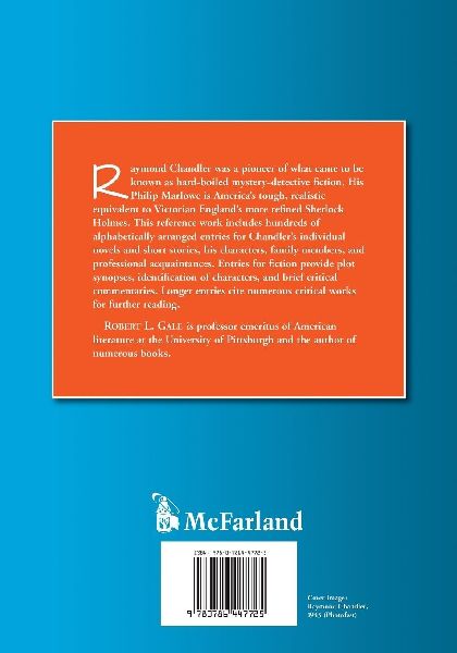 Characters and Plots in the Fiction of Raymond Chandler