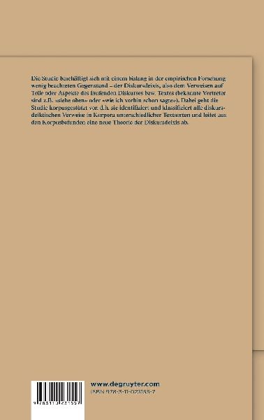 Diskursdeixis im Französischen