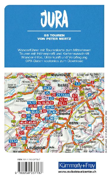 Kümmerly+Frey Wanderführer Jura