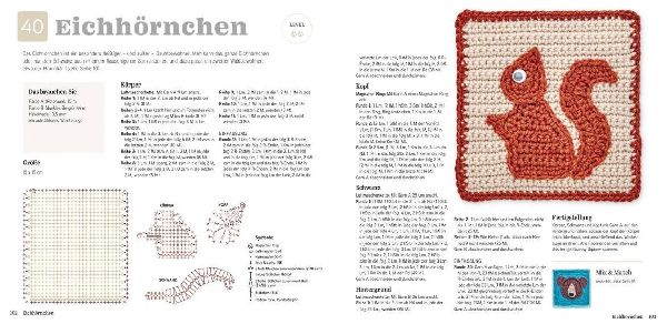 Tiere häkeln in Granny Squares