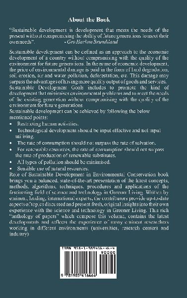 Role of  Sustainable Development in Environmental Conservation