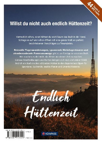 KOMPASS Endlich Hüttenzeit - Bayerische Alpen