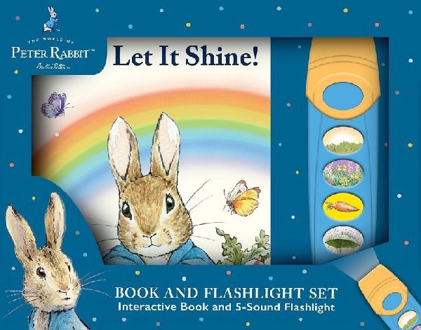 World of Peter Rabbit Let it Shine Book and 5 Sound Flashlight...