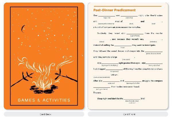 The Campout Card Deck